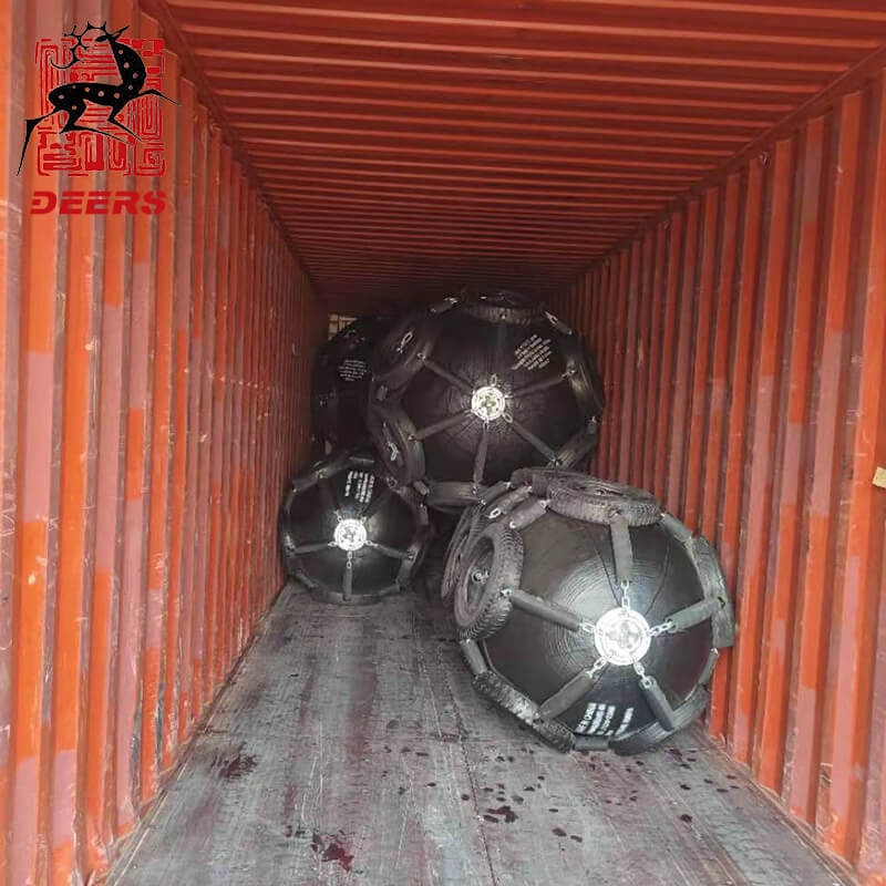 التعبئة درابزين المطاط الهوائية (3)