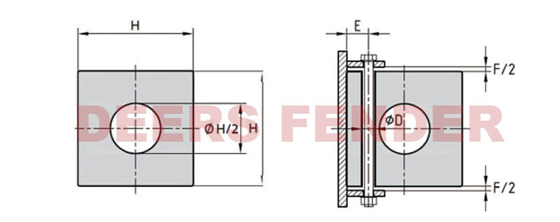 درابزين مطاطي مربع (1)